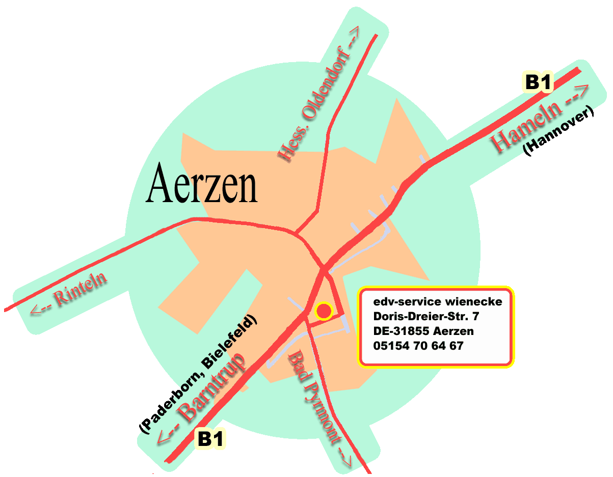 Anfahrtskizze